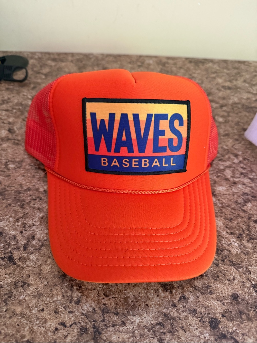 Pepperdine waves trucker hat